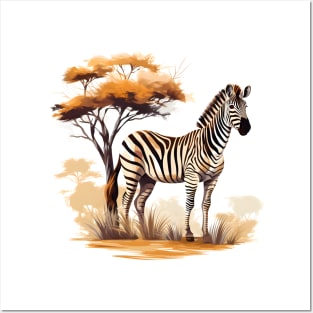 Cute zebra Posters and Art